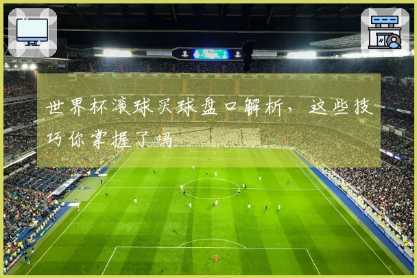 世界杯滚球买球盘口解析，这些技巧你掌握了吗